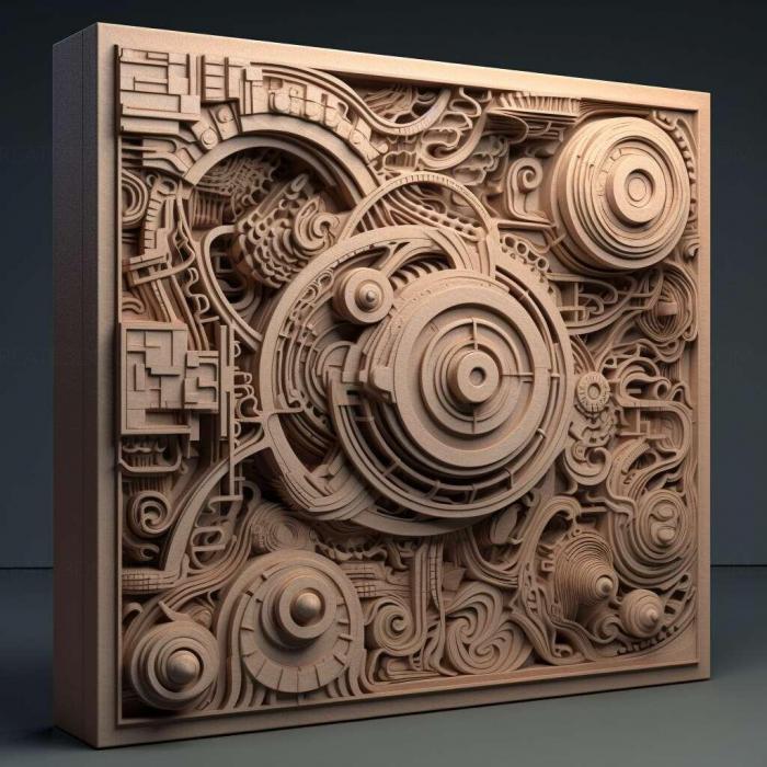 نموذج ثلاثي الأبعاد لآلة CNC 3D Art 